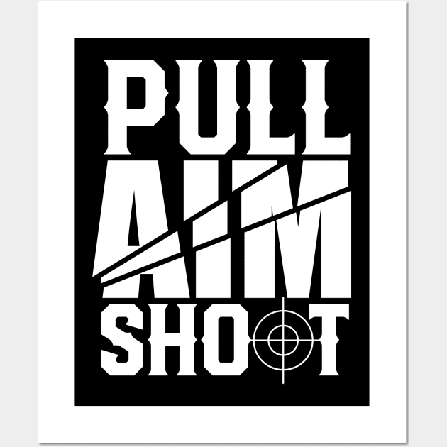 Shot Shooter Skeet Shooting Sports Team Skeets Wall Art by dr3shirts